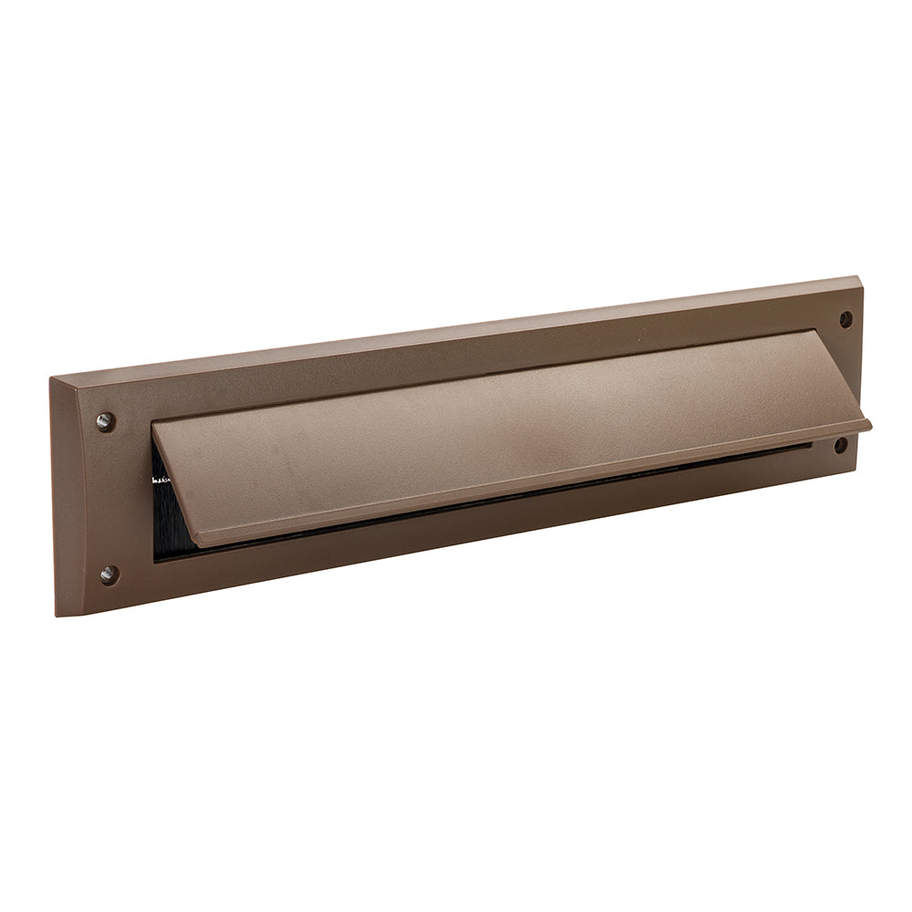 Fixman Letterbox Draught Seal with Flap 338 x 78mm Brown
