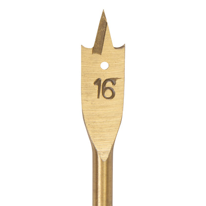 Silverline Titanium-Coated Flat Bit 16mm
