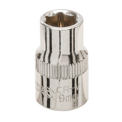 Silverline Socket 3/8" Drive 6pt Metric 9mm