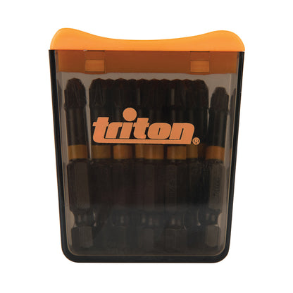 Triton Pozi Screwdriver Impact Bit 15pk PZ3 50mm