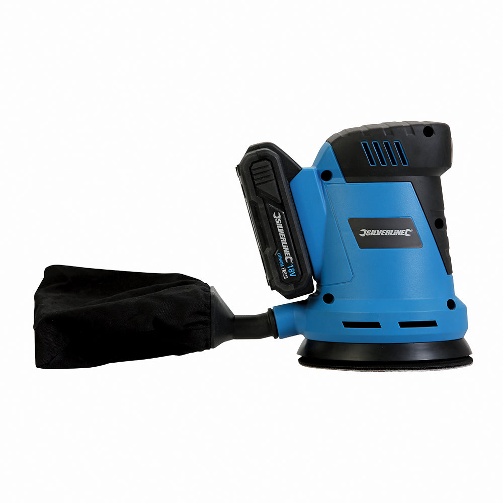 Silverline 18V Random Orbit Sander 125mm 18V