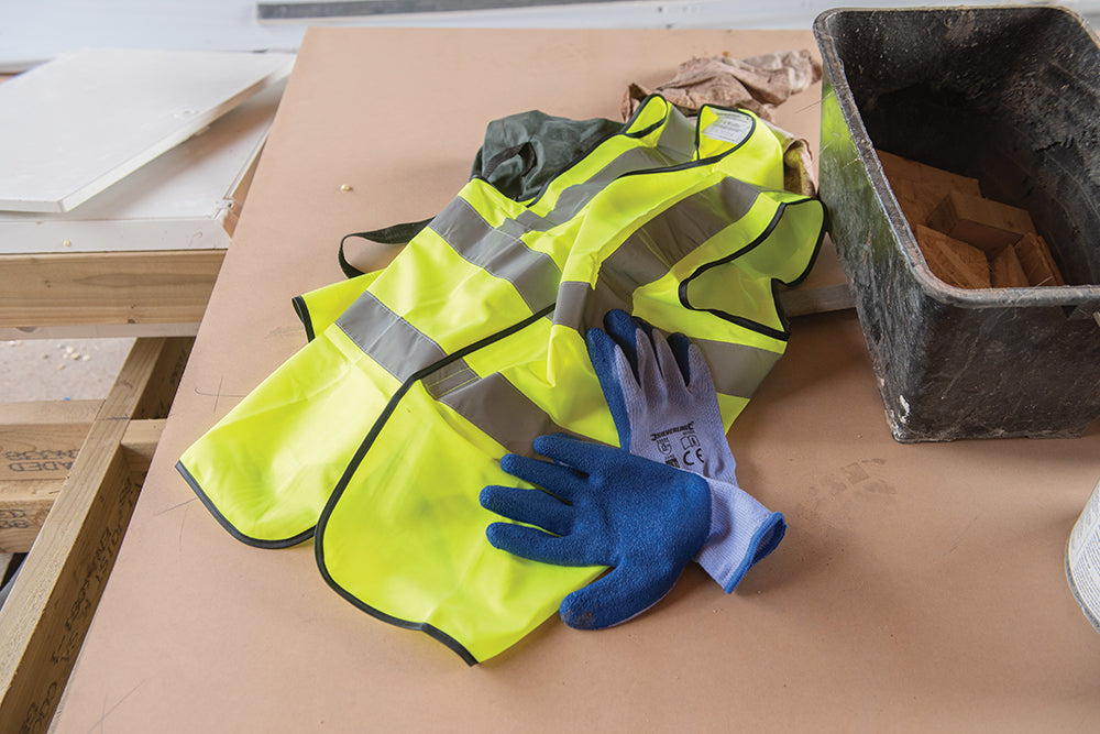 Silverline Hi-Vis Waistcoat Class 2 L 108-116cm (42-46")