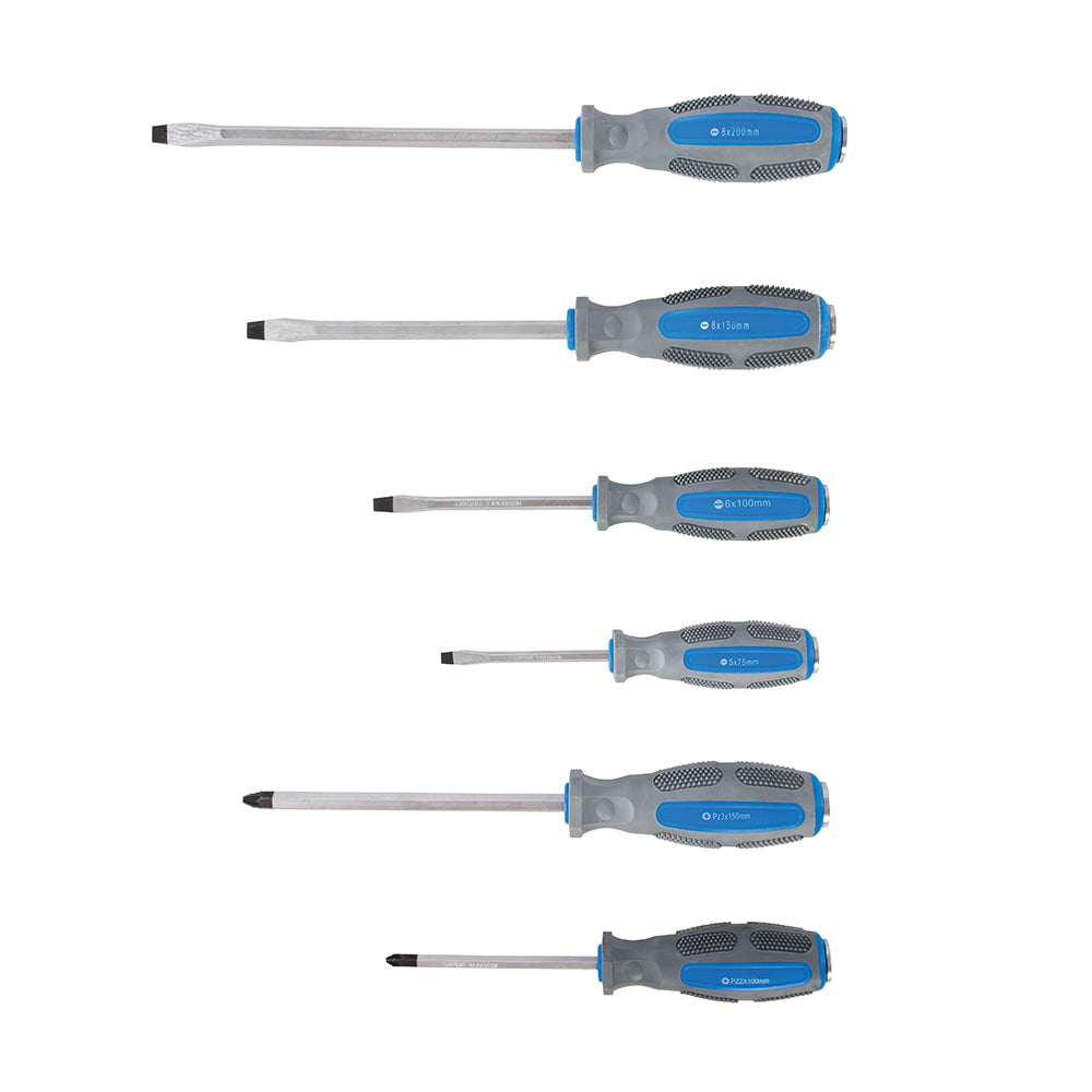 Silverline Hammer-Through Screwdriver Set 6pce 6pce