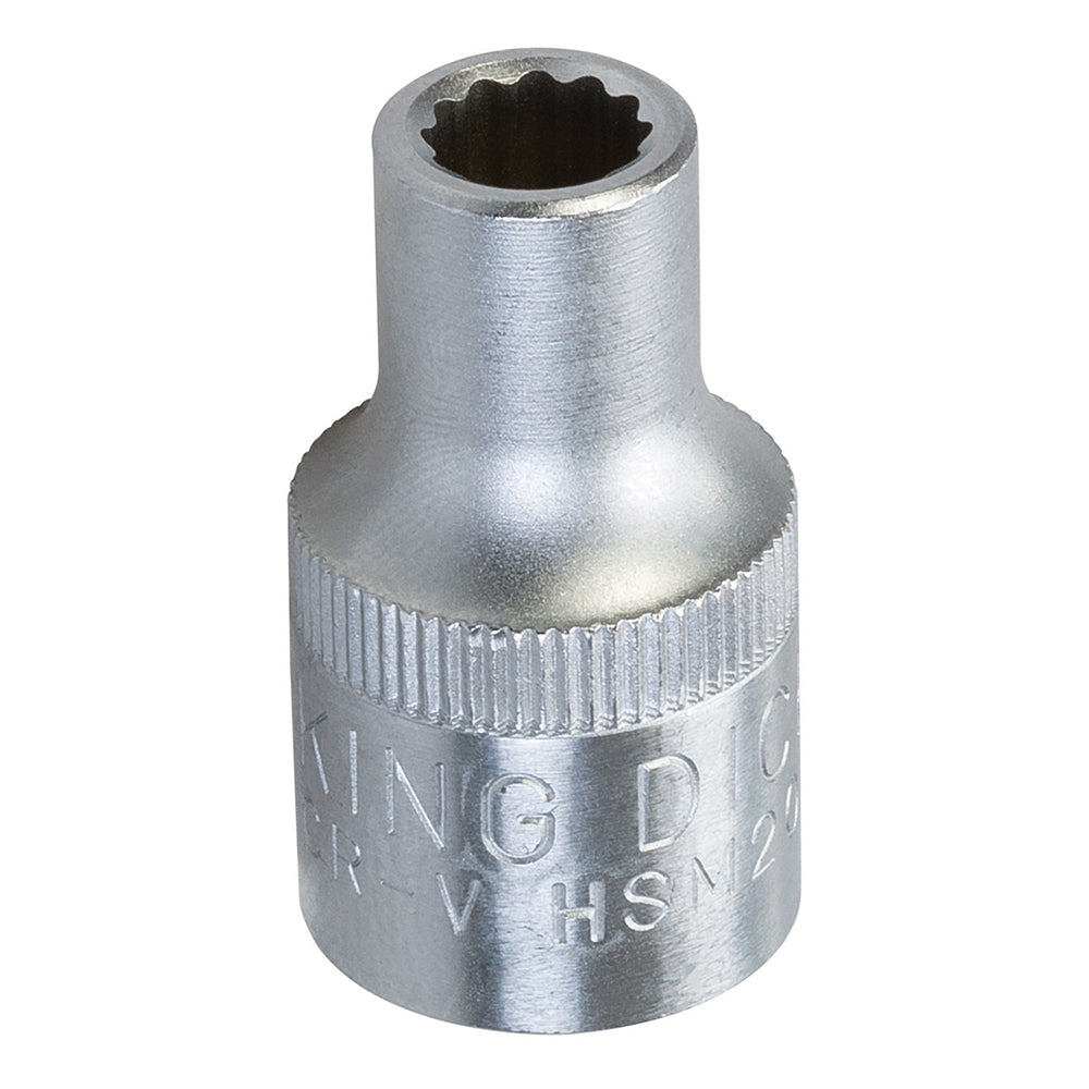 King Dick Socket 1/2" SD 12pt Metric 8mm