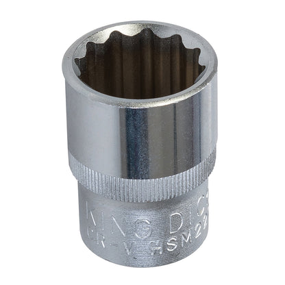 King Dick Socket 1/2" SD 12pt Metric 20mm