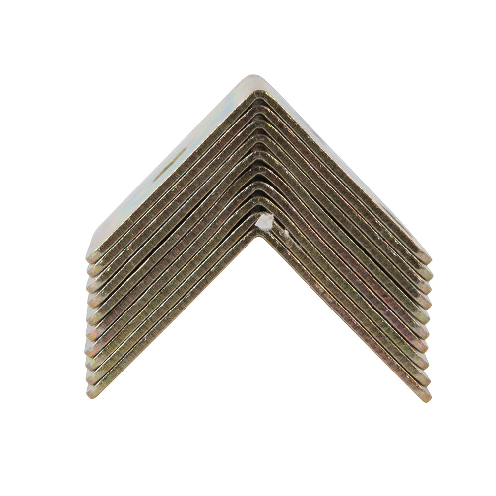 Fixman Angle Plates 10pk 28 x 25 x 1.0mm