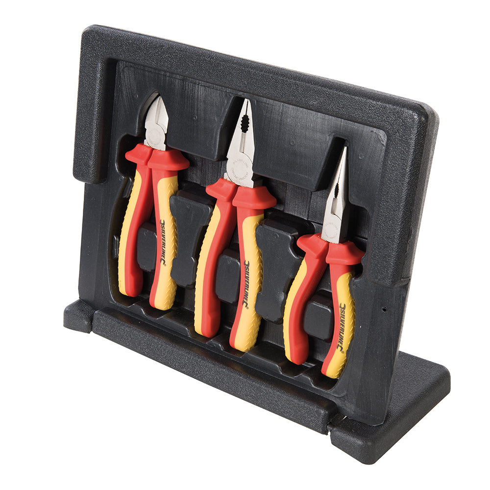 Silverline VDE Expert Pliers Set 3pce 3pce