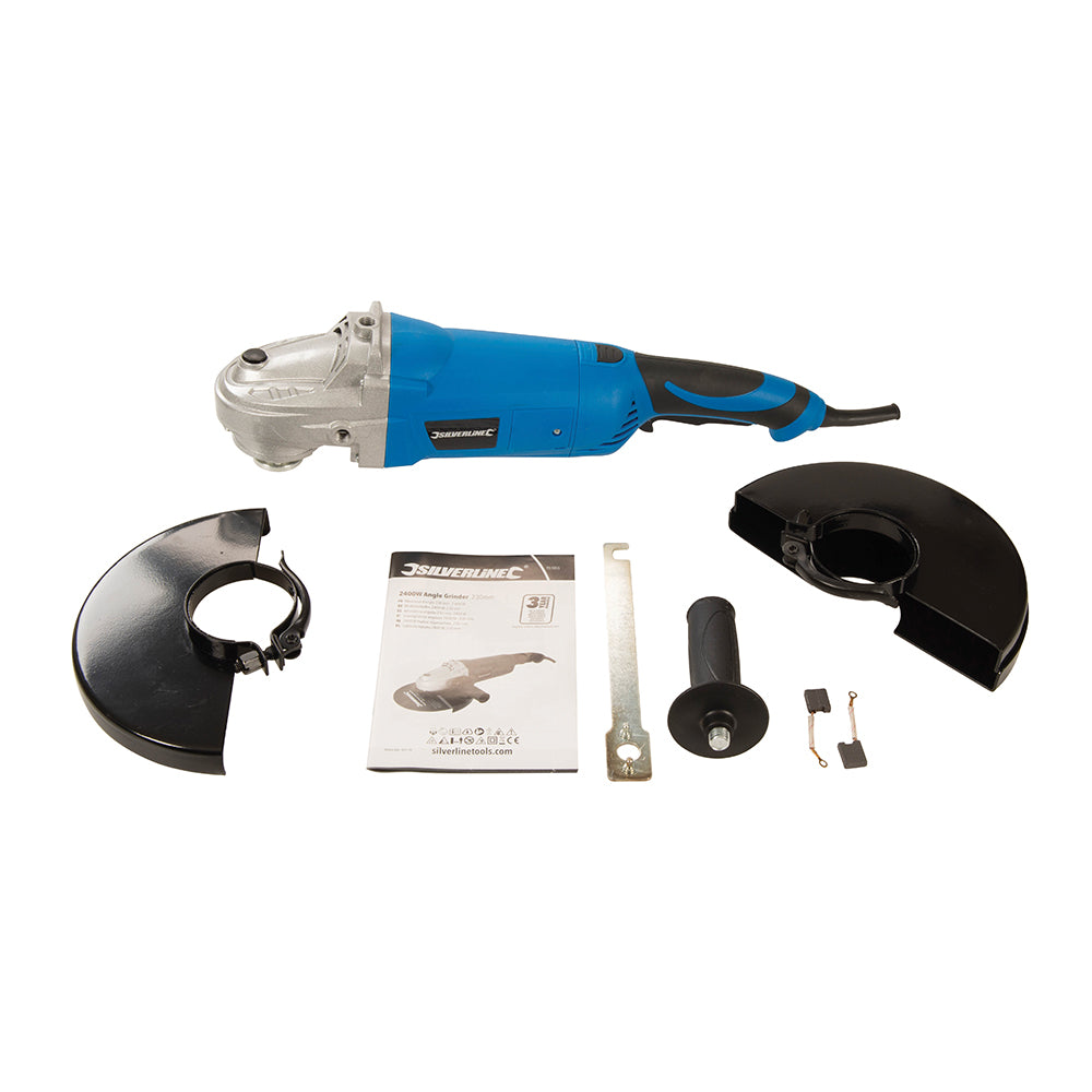 Silverline 230mm Angle Grinder 2400W EU 2400W EU