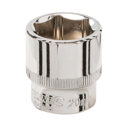 Silverline Socket 3/8" Drive 6pt Metric 20mm