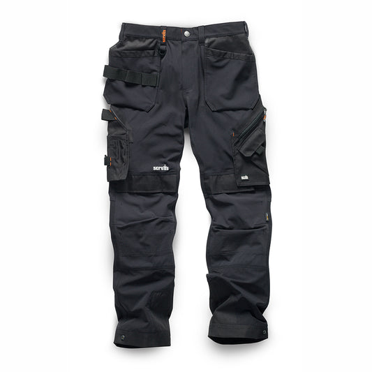 Scruffs Pro Flex Plus Holster Trouser Black 34R
