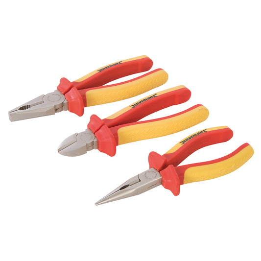 Silverline VDE Expert Pliers Set 3pce 3pce
