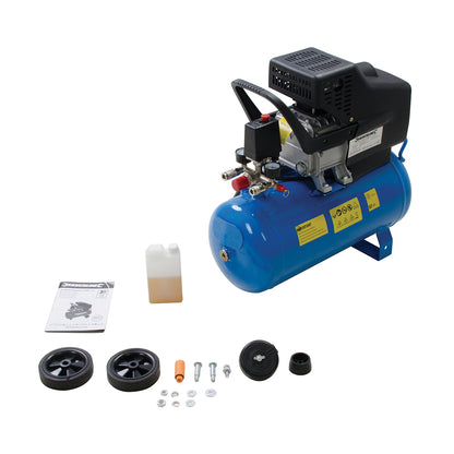 Silverline 2hp Air Compressor 1500W 24Ltr