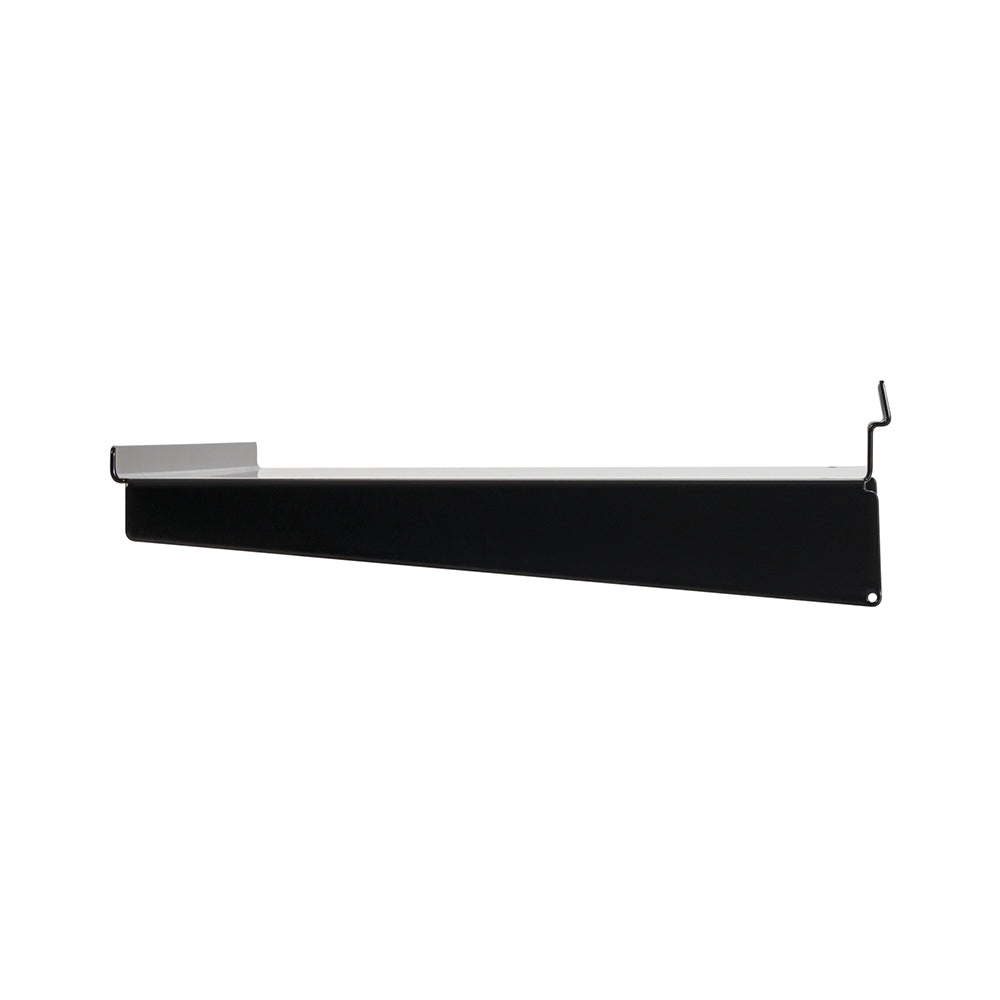 Silverline Shelf 300mm 4pk Black
