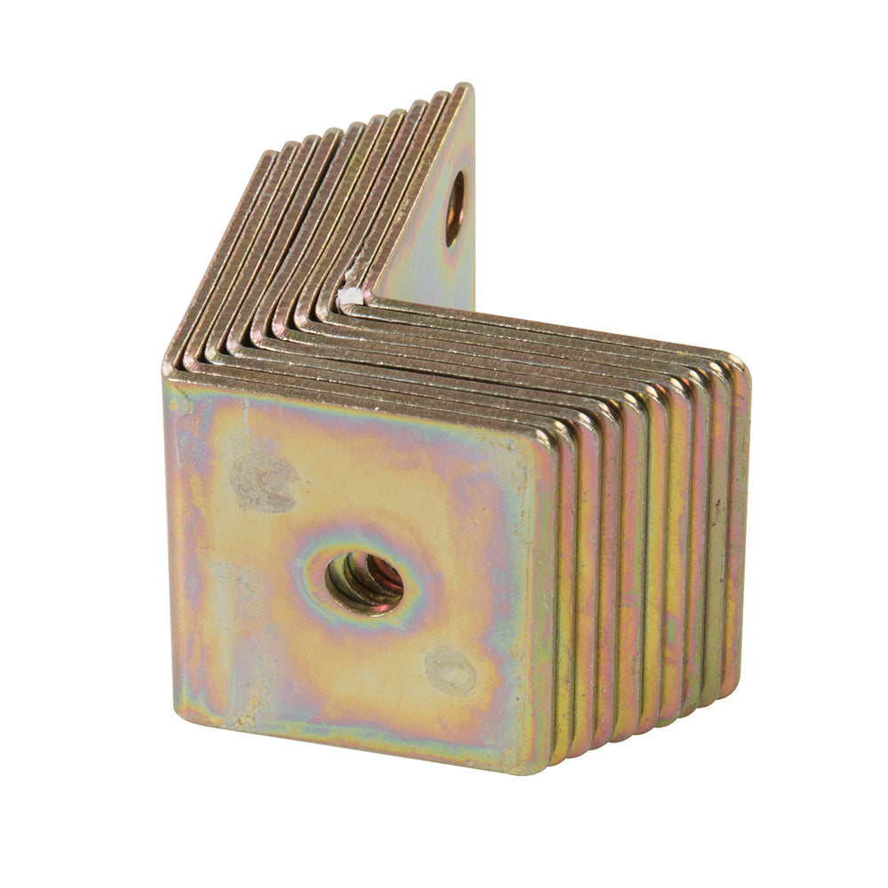 Fixman Angle Plates 10pk 28 x 25 x 1.0mm