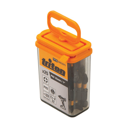 Triton Phillips Screwdriver Impact Bit 25pk PH2 25mm