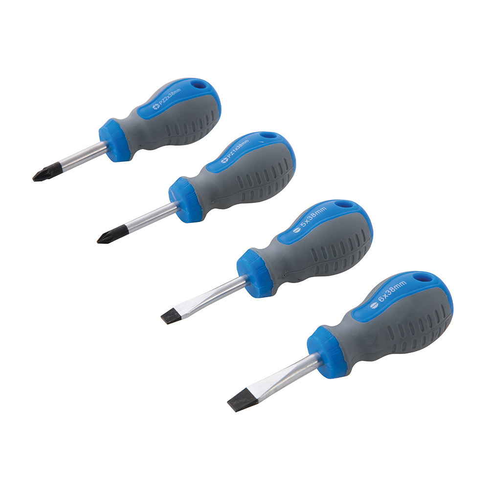 Silverline Stubby Screwdriver Set 4pce 4pce