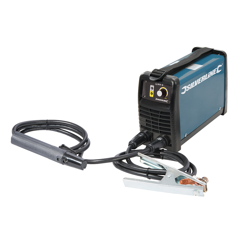 Silverline 200A MMA Inverter Arc Welder Kit 25 – 200A UK