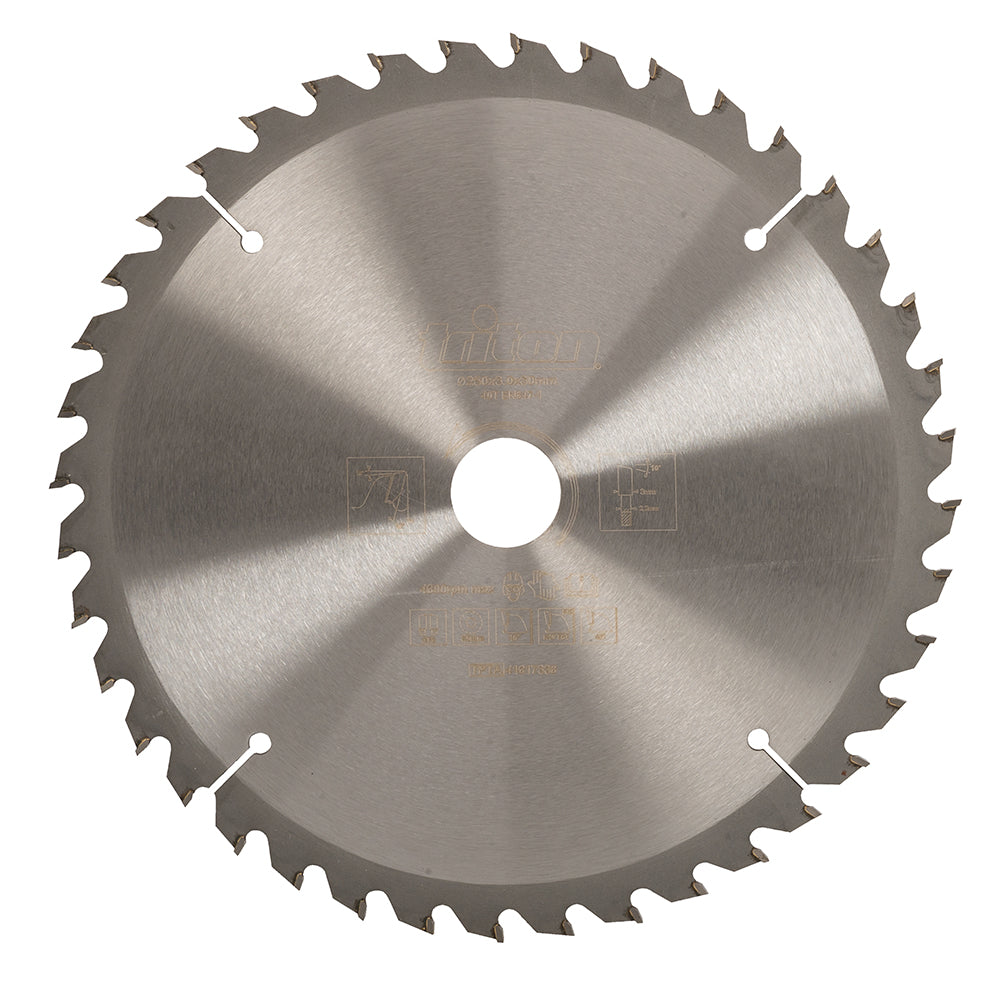 Triton Woodworking Saw Blade 250 x 30mm 40T