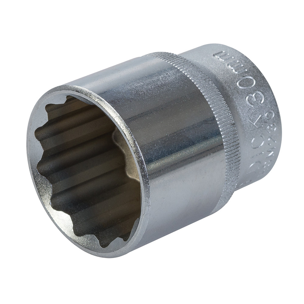 King Dick Socket 1/2" SD 12pt Metric 30mm