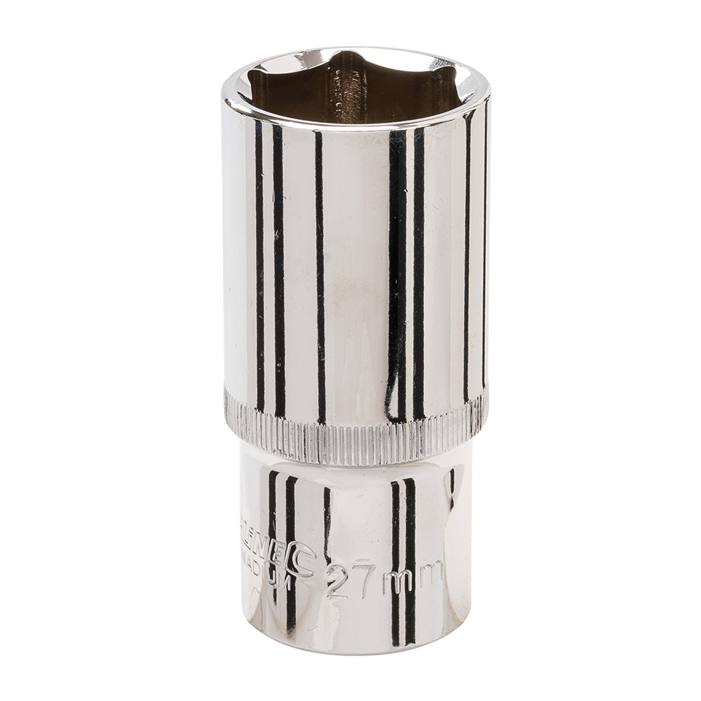 Silverline Deep Socket 1/2" Drive 6pt Metric 27mm