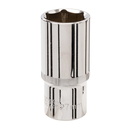 Silverline Deep Socket 1/2" Drive 6pt Metric 27mm