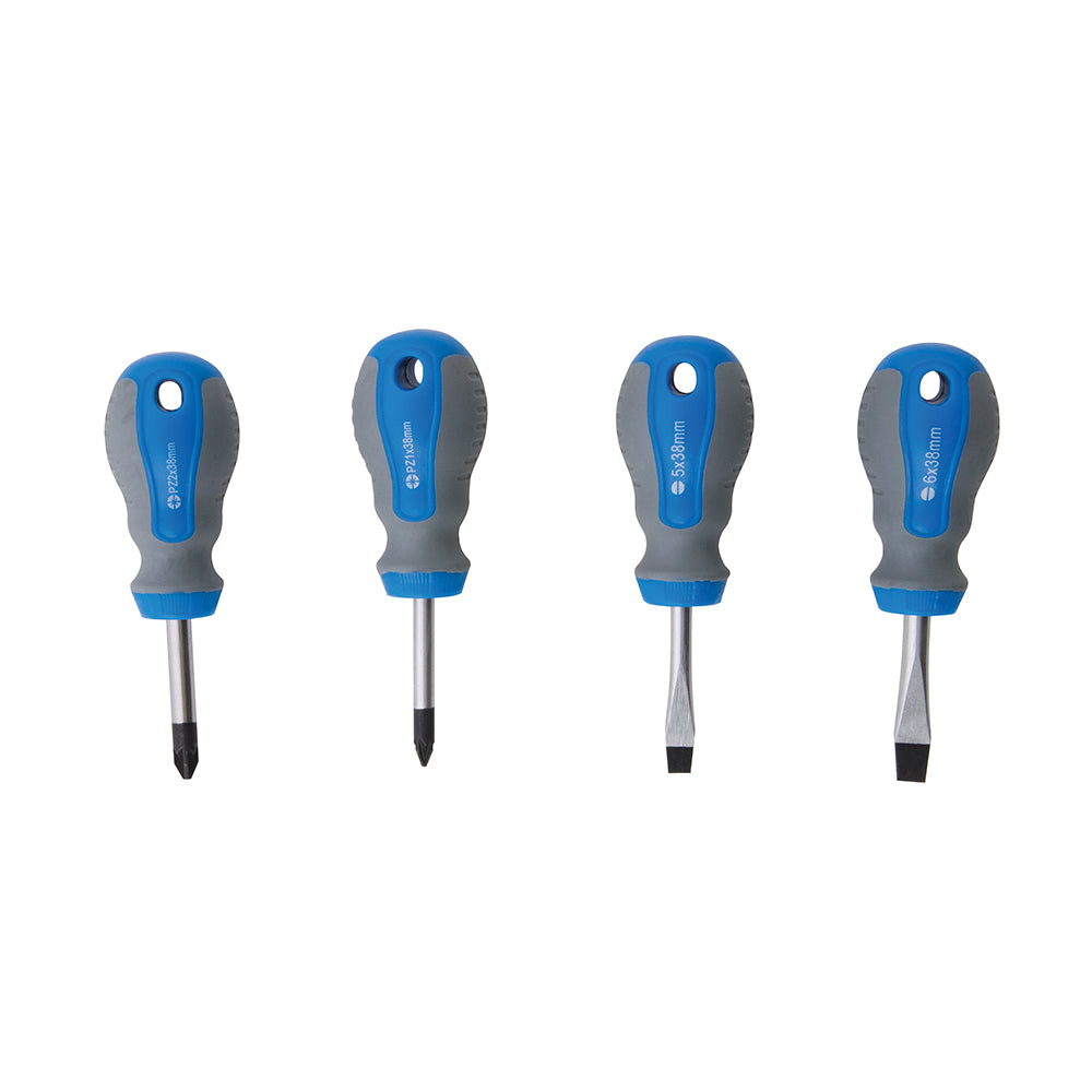 Silverline Stubby Screwdriver Set 4pce 4pce