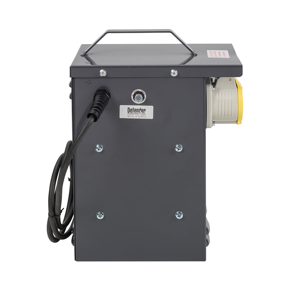 Defender 3kVA Metal Heater Transformer 110V 16A / 32A