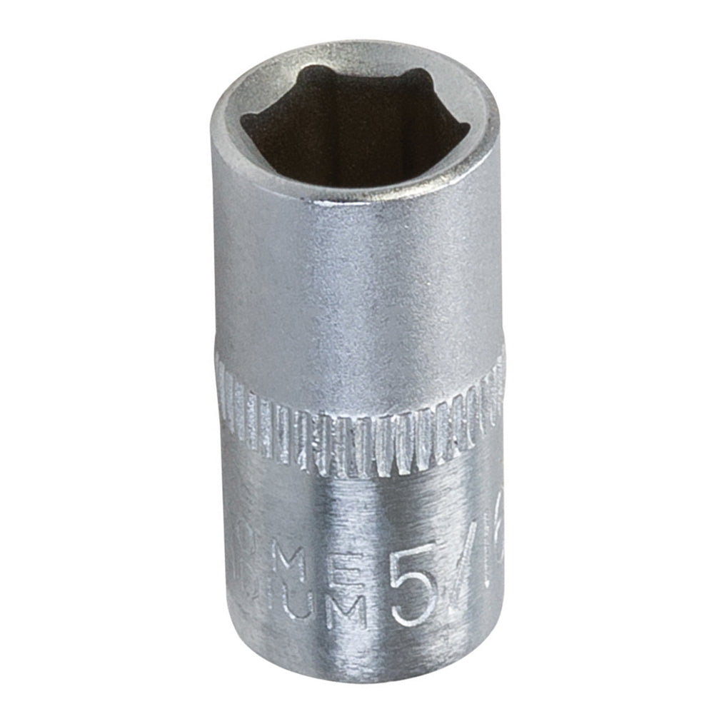 King Dick Socket 1/4" SD 6pt Metric 8mm