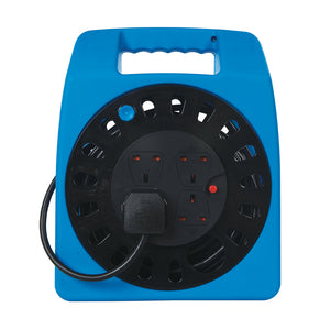 Powermaster Cassette Cable Reel 13A 230V 4-Gang 15m