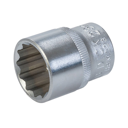 King Dick Socket 1/2" SD 12pt Metric 23mm
