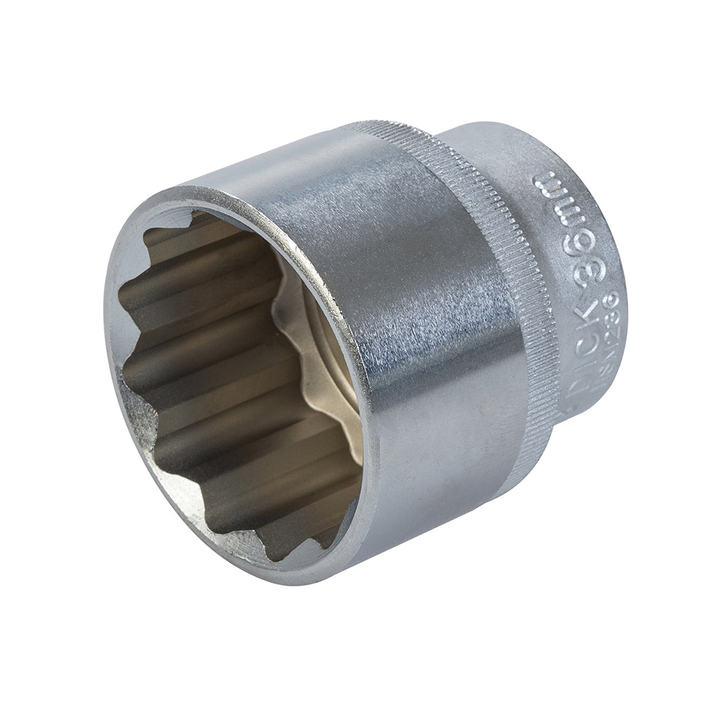 King Dick Socket 1/2" SD 12pt Metric 36mm