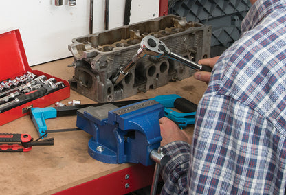 Silverline Engineers Workshop Vice 100mm (4") Jaw Capacity 120mm / 4.5kg