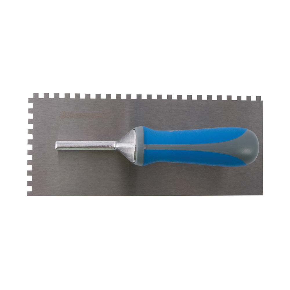 Silverline Adhesive Trowel Soft-Grip 280 x 120mm - 6mm Teeth