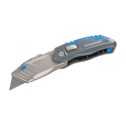 Silverline Folding Retractable Knife 165mm
