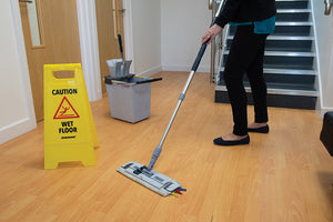 Silverline 'A' Frame Caution Wet Floor Sign 295 x 610mm English