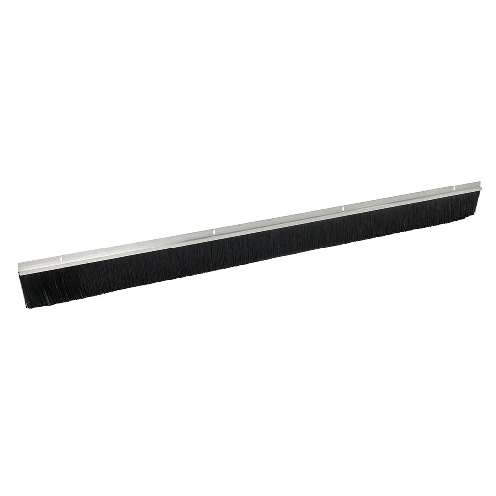 Fixman Garage Door Brush Strip 50mm Bristles Aluminium 2 x 1067mm Aluminium