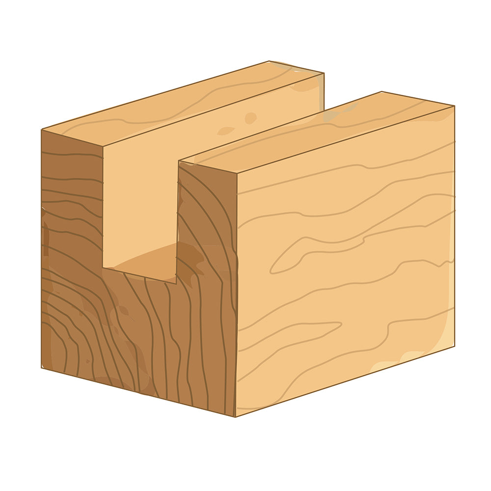 Silverline 1/4" Straight Imperial Cutter 3/4" x 1"