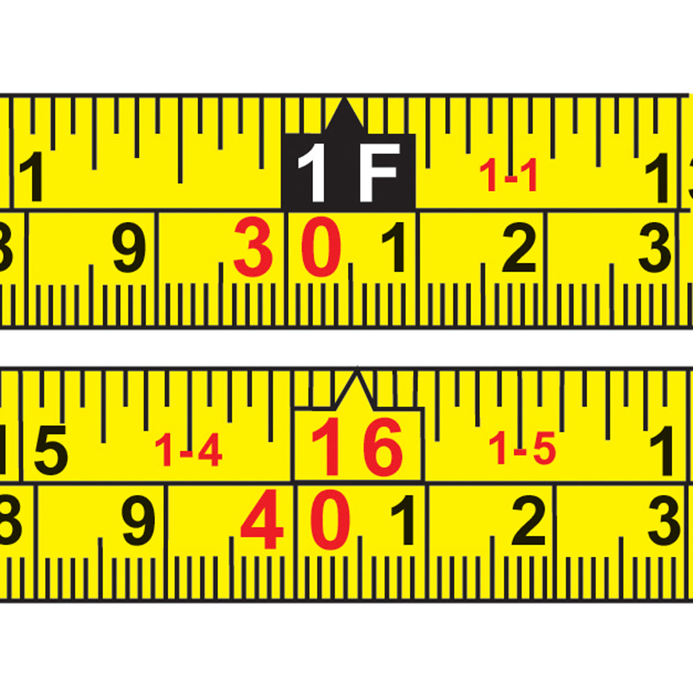 Silverline Hi-Vis Contour Tape 3m / 10ft x 16mm