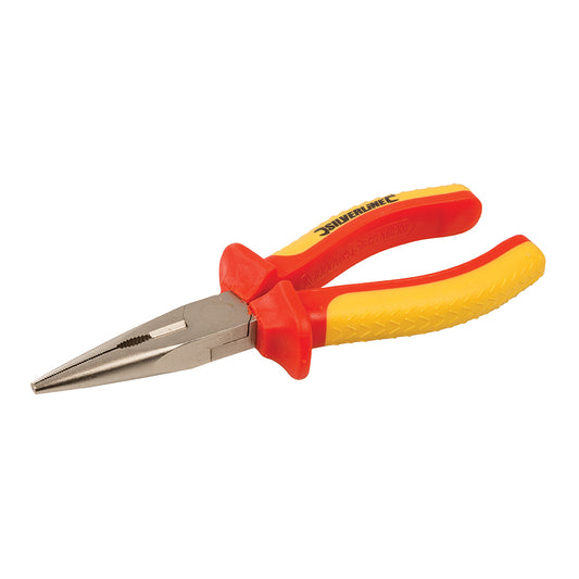 Silverline VDE Expert Long Nose Pliers 160mm