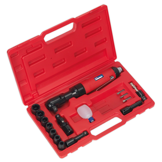 Sealey 1/2"Sq Drive Air Ratchet Wrench Kit GSA21KIT