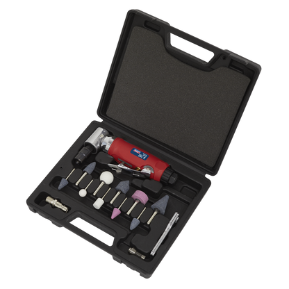 Sealey 15pc 90° Angle Air Die Grinder Kit GSA675