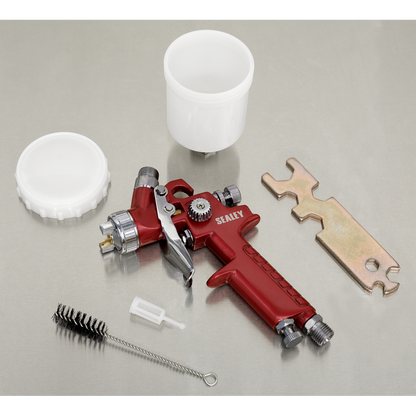 Sealey Workshop Series HVLP Gravity Feed Touch-Up Spray Gun 0.8mm Set-Up HVLP731