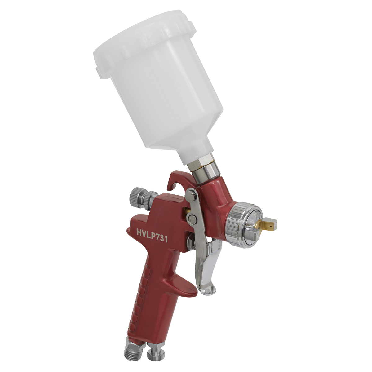 Sealey Workshop Series HVLP Gravity Feed Touch-Up Spray Gun 0.8mm Set-Up HVLP731