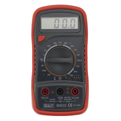 Sealey 8-Function Digital Multimeter with Thermocouple MM20