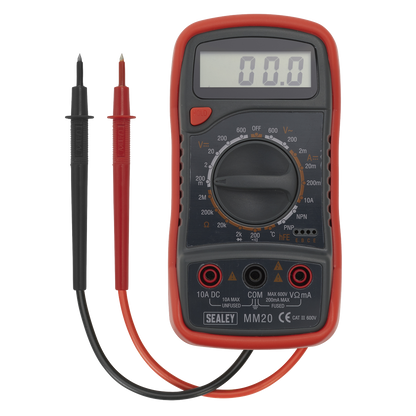 Sealey 8-Function Digital Multimeter with Thermocouple MM20