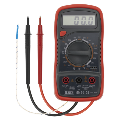 Sealey 8-Function Digital Multimeter with Thermocouple MM20