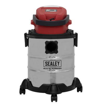 Sealey 20V SV20 Series 20L Rechargeable Wet & Dry Vacuum Cleaner - Body Only PC20SD20V