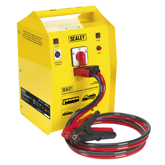 Sealey 12/24V PowerStart Emergency Jump Starter 1000hp PSTART1000HD