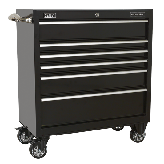 Sealey 6 Drawer 930mm Heavy-Duty Rollcab PTB93006