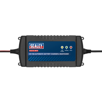 Sealey 12V 15A Automatic Battery Charger & Maintainer SBC15